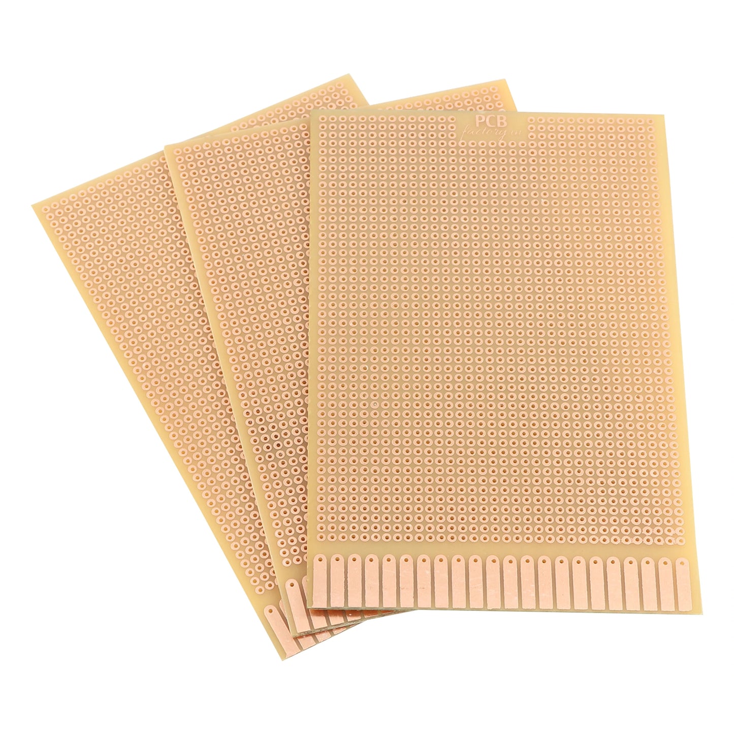 General Purpose PCB Breadboard – FR2 (Set of 25) (140mmx90mm) – with holes