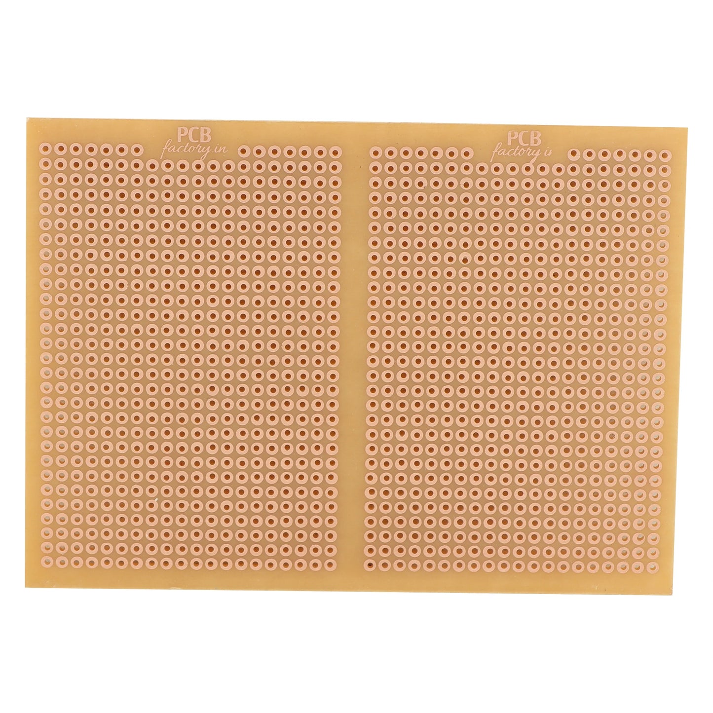 General Purpose PCB Breadboard - FR2 (Set of 10) 110mm x 80mm - with holes